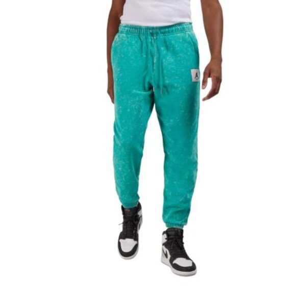 Nike Air Jordan Men's Flight Sweatsuit Statement Fleece Tracksuit Teal Green NWT - Picture 5 of 11